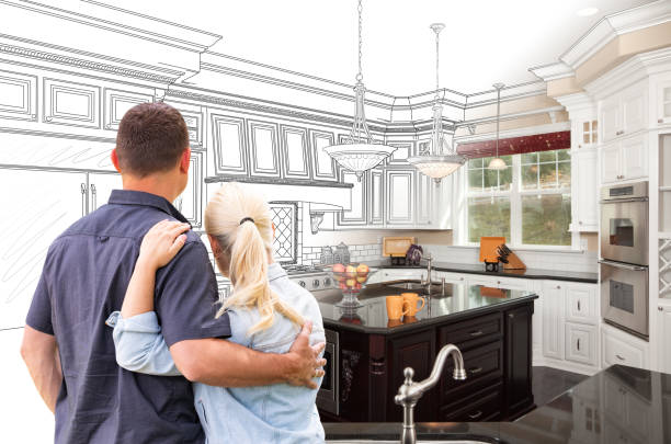 Custom kitchen cabinets installed in a Cheltenham home